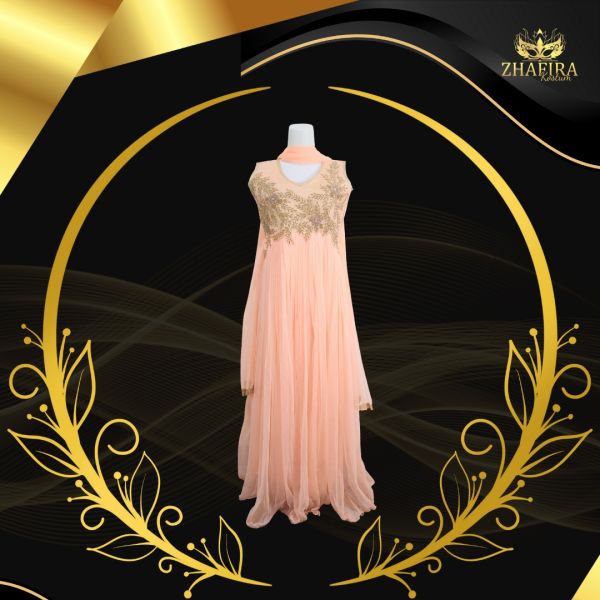 DRESS INDIA PEACH PAYET